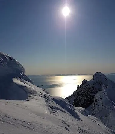 펜션 Drommehytta Pa Senja